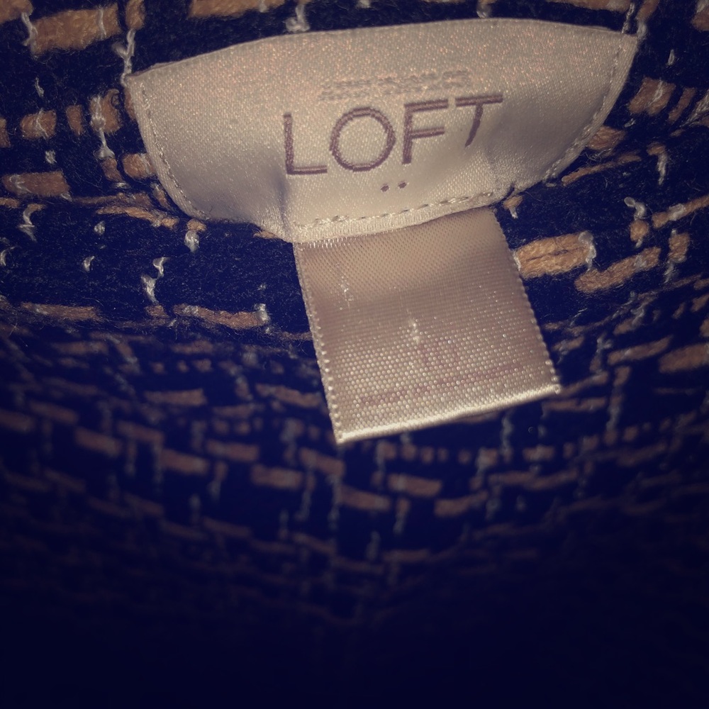 Loft tweed skirt